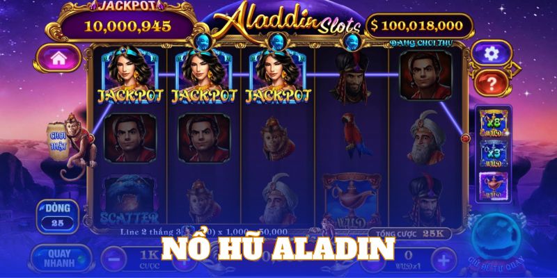 Chinh phục siêu phẩm slot Aladin với hiệu ứng đỉnh cao